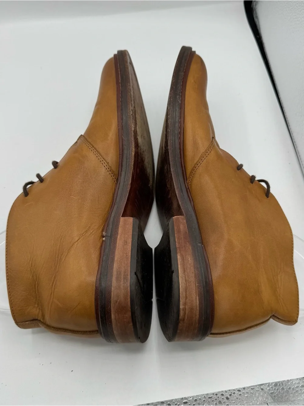 Beckett Simonson Ellis Chukka Boots - Men's 42 US size 9 tan leather work office